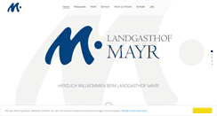 Desktop Screenshot of landgasthof-mayr.at