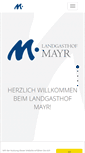Mobile Screenshot of landgasthof-mayr.at